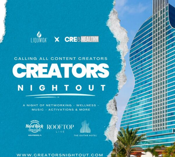 Creators Night Out Networking & Health Awareness Event Coming To Hard Rock Hotel In December | Rooftop Live – Hard Rock  | Dec, 3rd